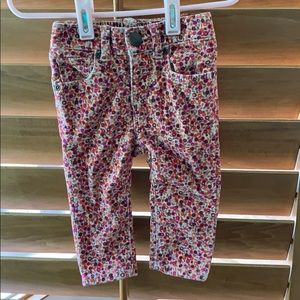 BabyGap Corduroy Floral Pants
